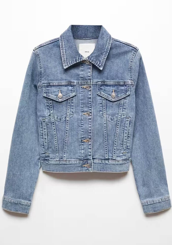 Pocketed denim jacket