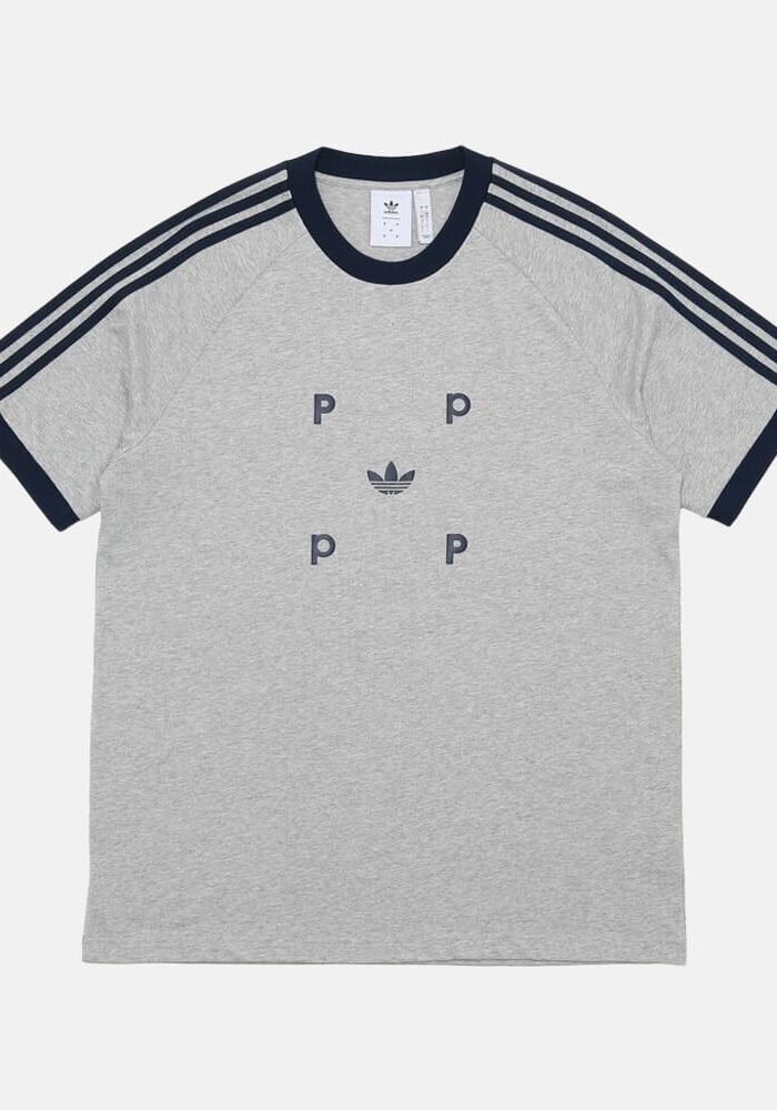 adidas X Pop Classic t-shirt, grey / navy