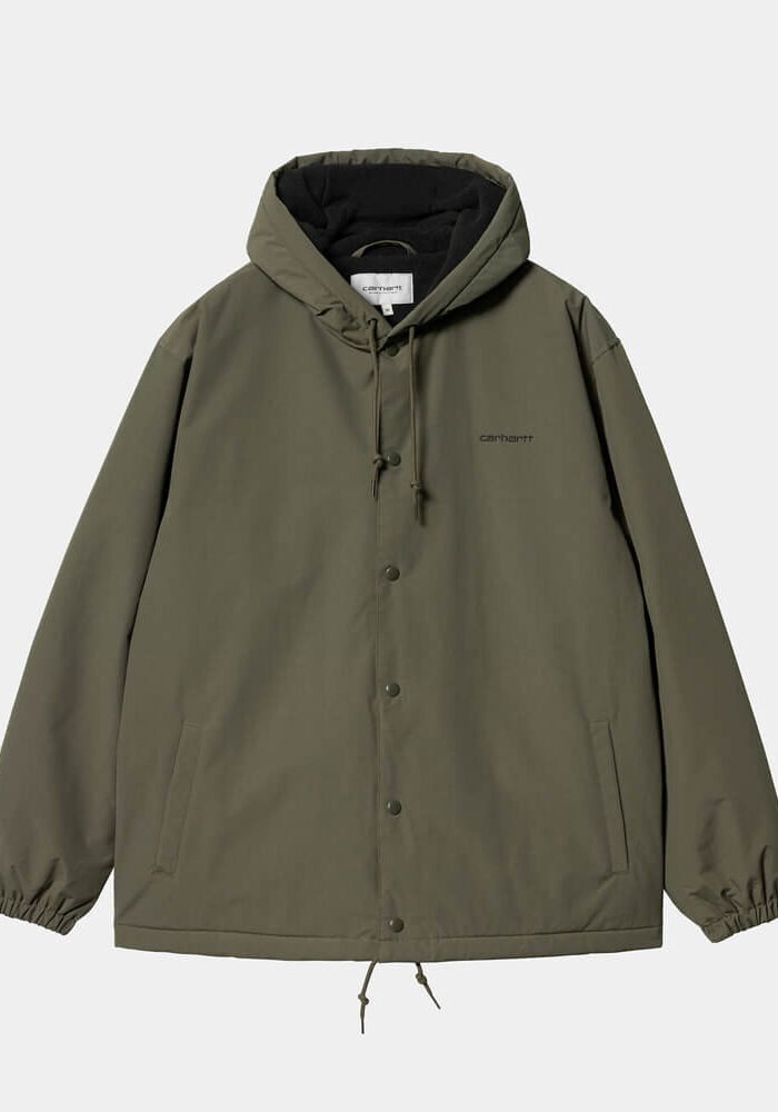Carhartt Hooded Coach jacket, cypress