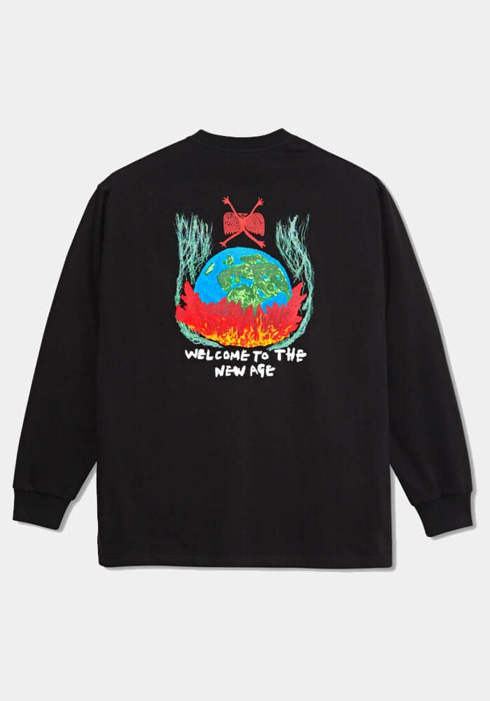 Polar Welcome To The New Age LS Tee, black